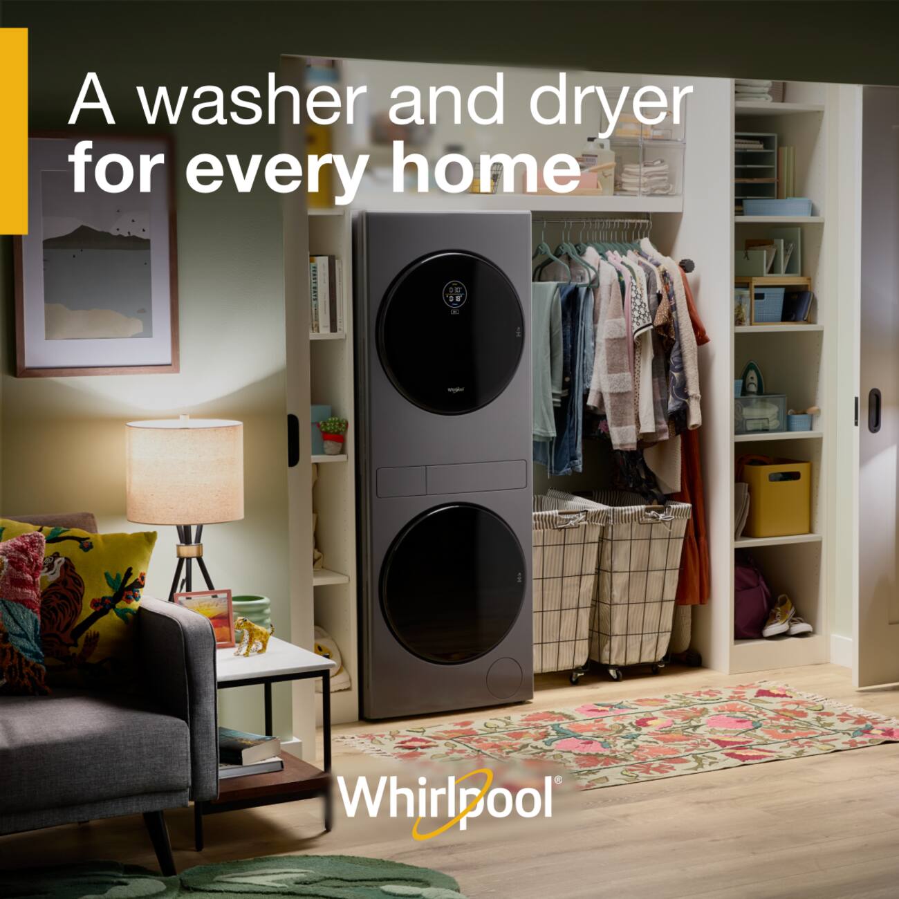 A washer and dryer for every home

Whirlpool