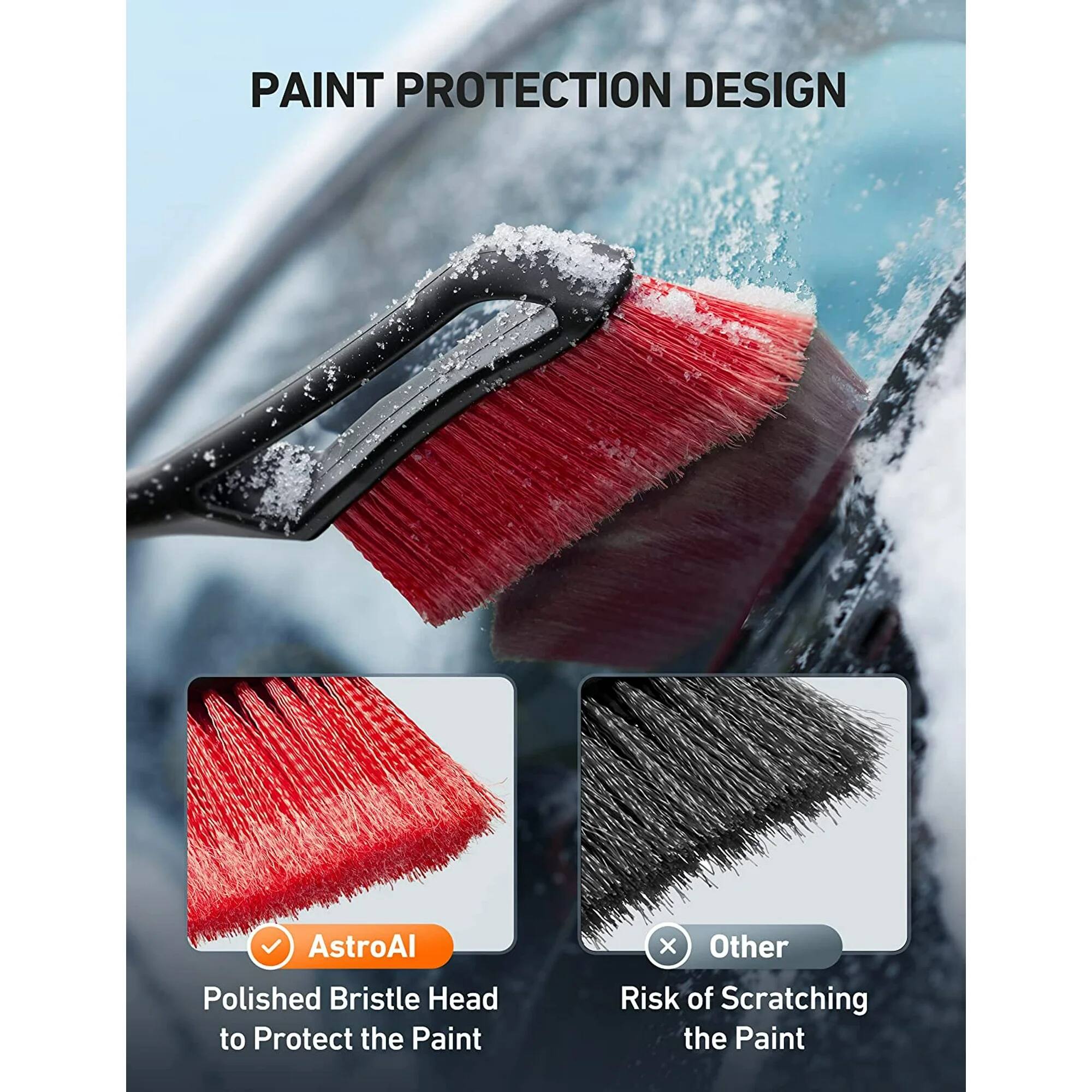 PAINT PROTECTION DESIGN

AstroAI Polished Bristle Head to Protect the Paint

Other Risk of Scratching the Paint