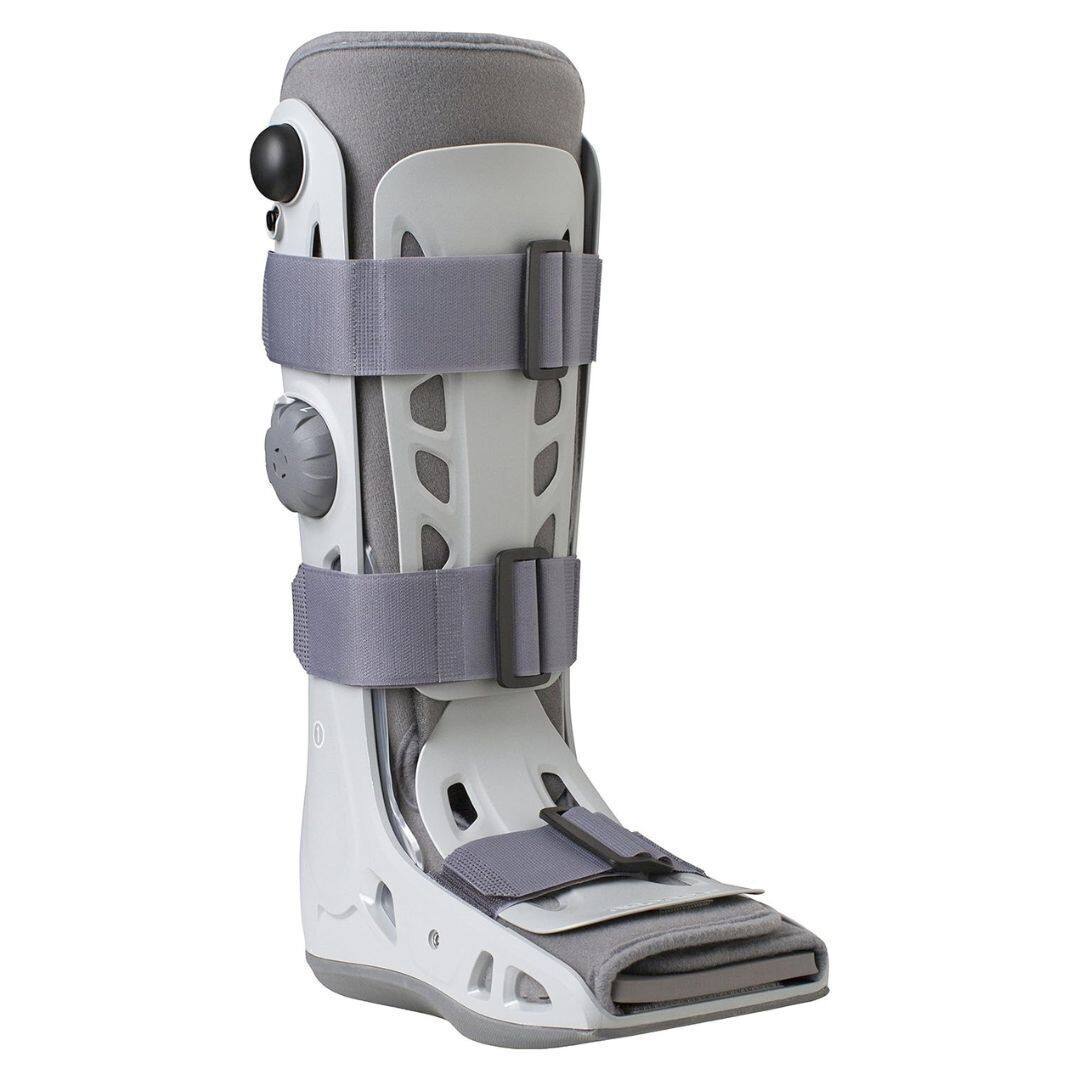 Front. Aircast - Aircast AirSelect Standard Walker Brace / Walking Boot, Medium - Gray.