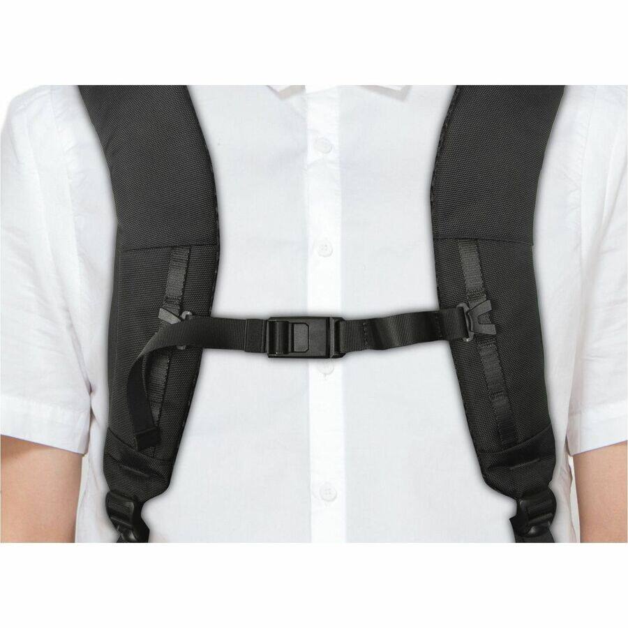 Alt View 7. Hyper - Hyper HP21PBKGL Carrying Case (Backpack) for 16" Notebook - Black - Weather Resistant Exterior, Abrasion Resistant - Black.