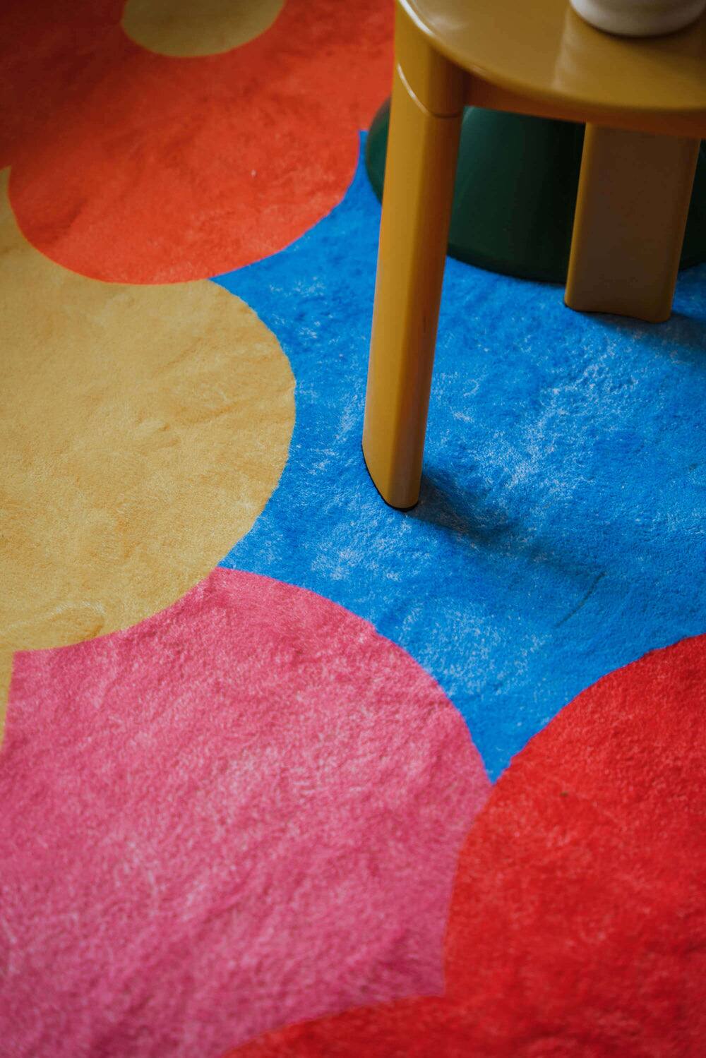 Alt View 2. Lanyspace - Lany Space Funky Flowers Rug - Multicolor.