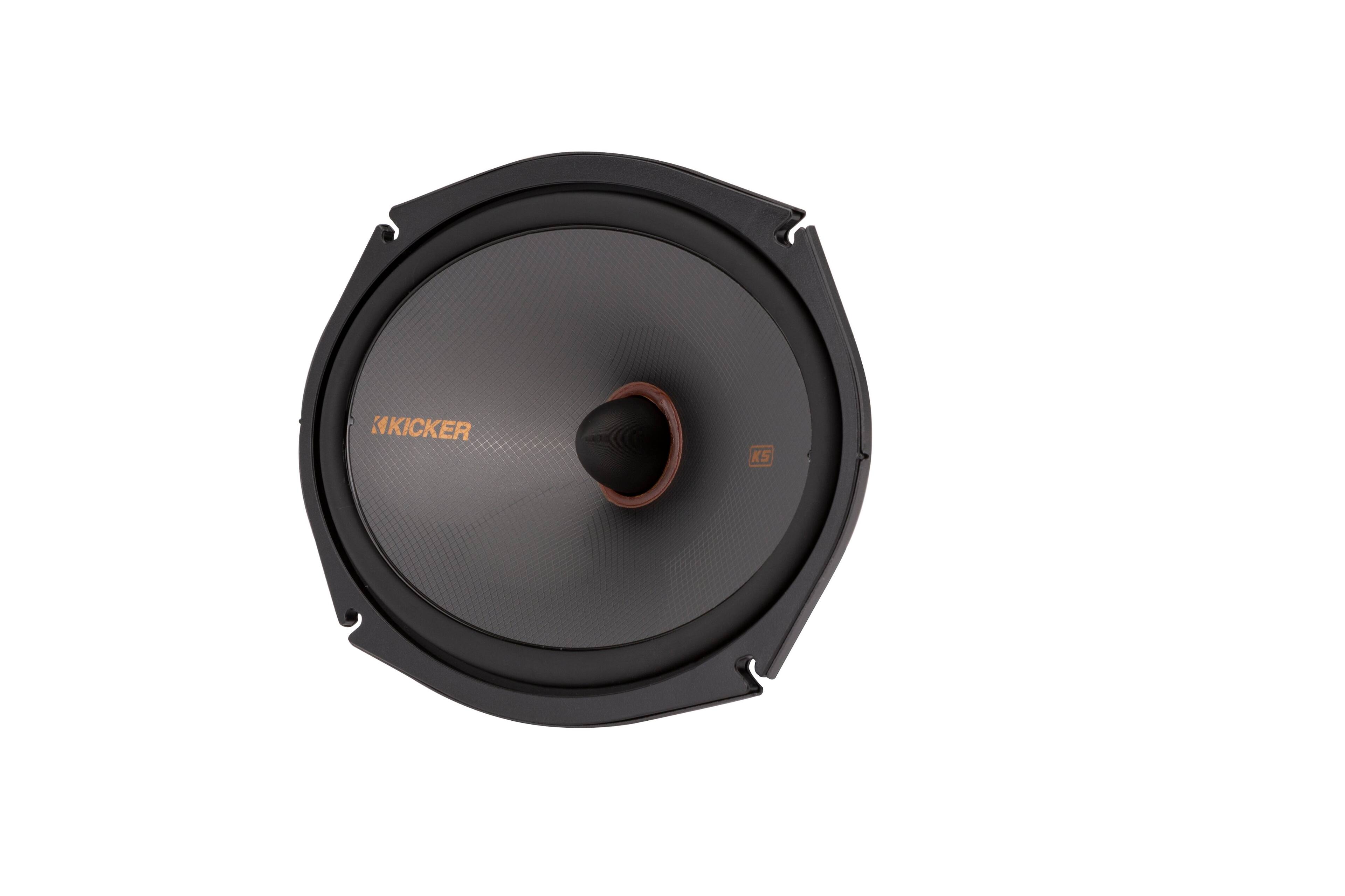 Alt View 1. KICKER - KS Series 6 X 9 inch  Component 2-Way Car Speaker with Polypropylene Cone (Pair) for Automobile - BLACK.