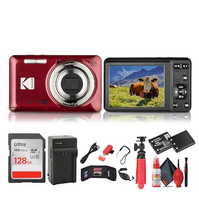 Bundle Kodak Pixpro FZ55 Digital Camera (FZ55RD) with Accessories Bundle Kodak Pixpro FZ55 Digital Camera (FZ55RD) with Accessories