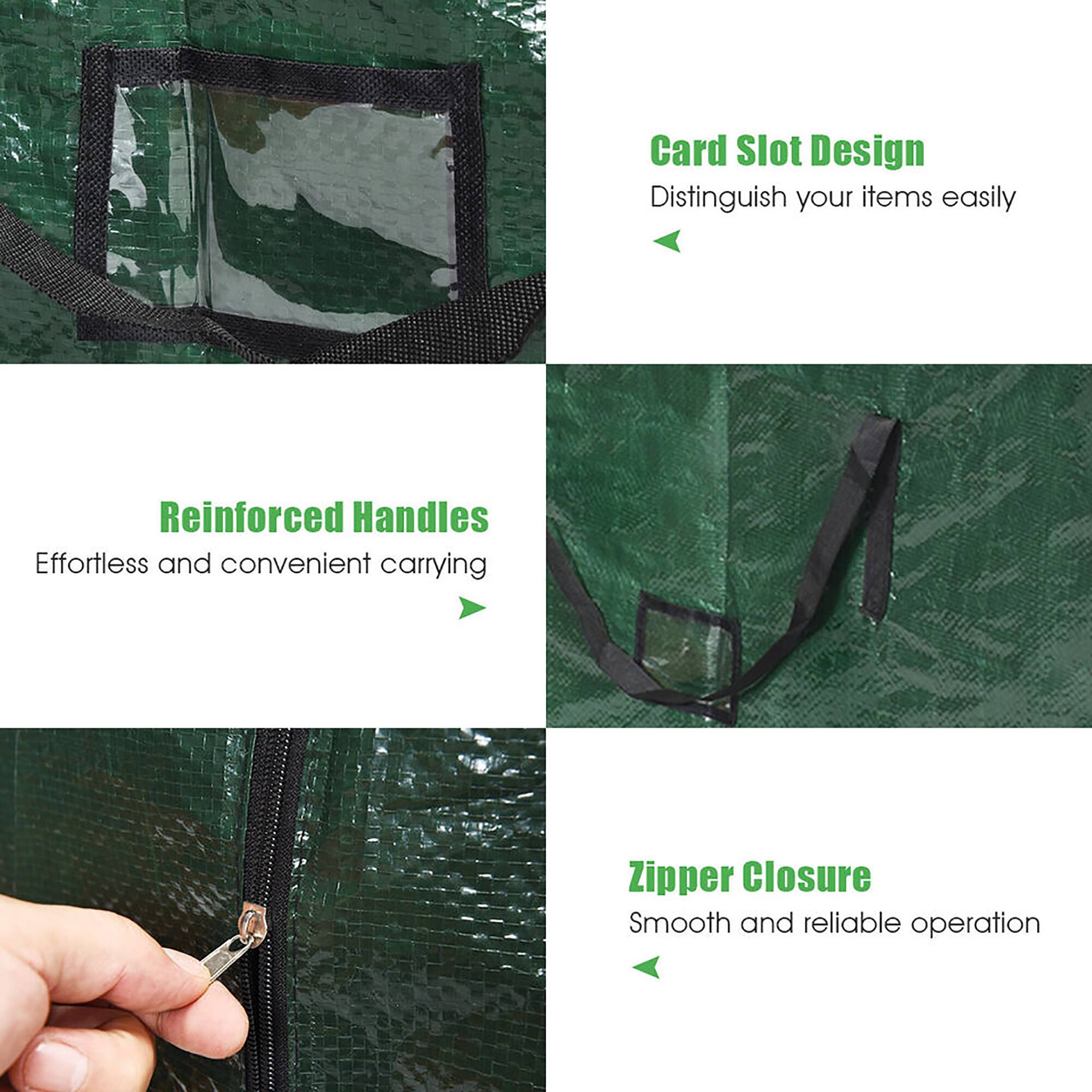 - Card Slot Design  
  Distinguish your items easily

- Reinforced Handles  
  Effortless and convenient carrying

- Zipper Closure  
  Smooth and reliable operation