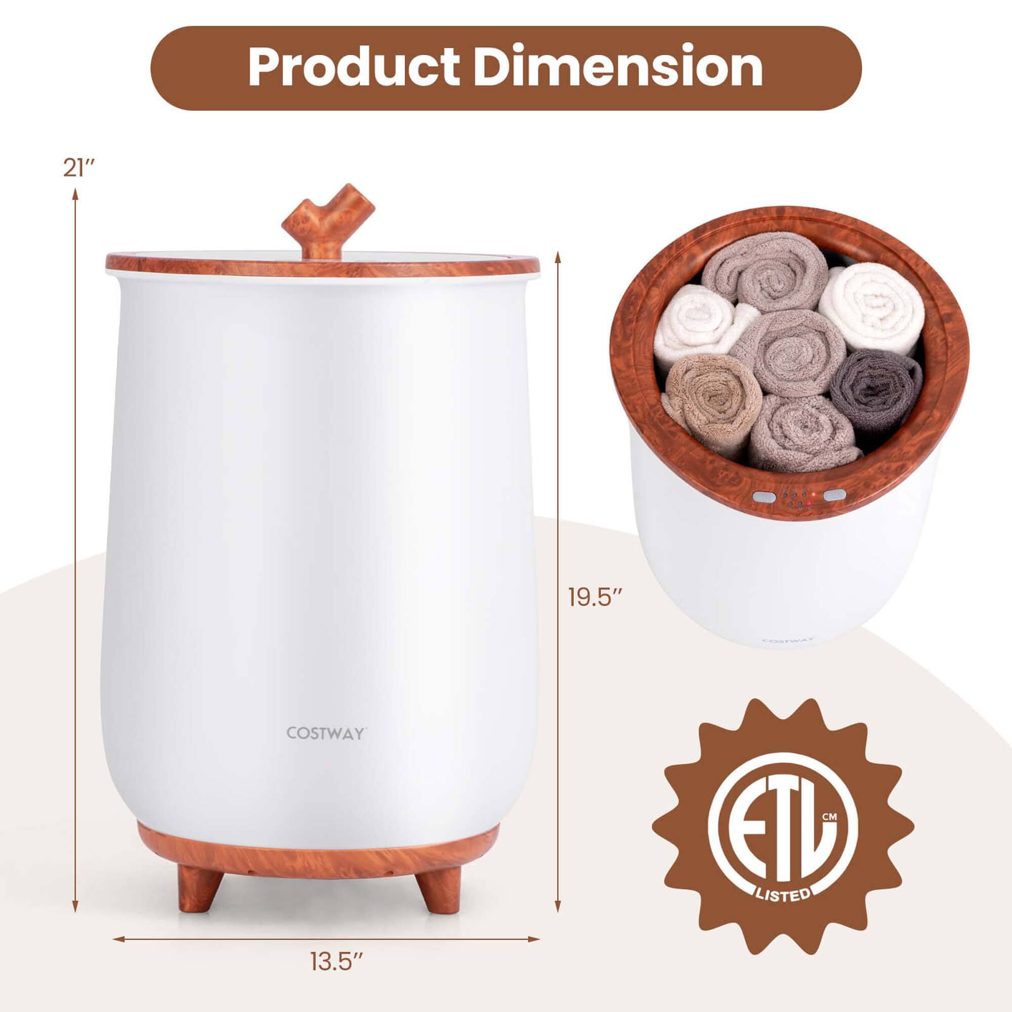 Product Dimension  
21" x 19.5" x 13.5"  
COSTWAY  
ETL Listed