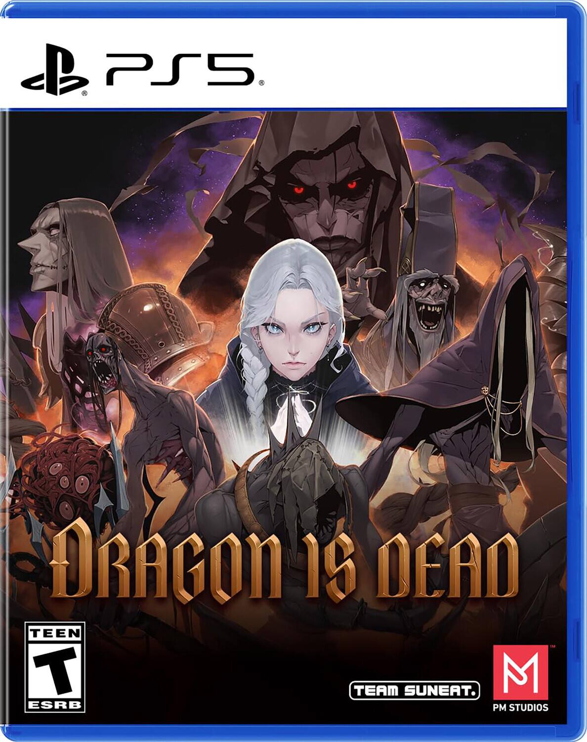 PS5 DRAGON IS DEAD TEEN T TEAM SUNEAT. M ESRB PM STUDIOS