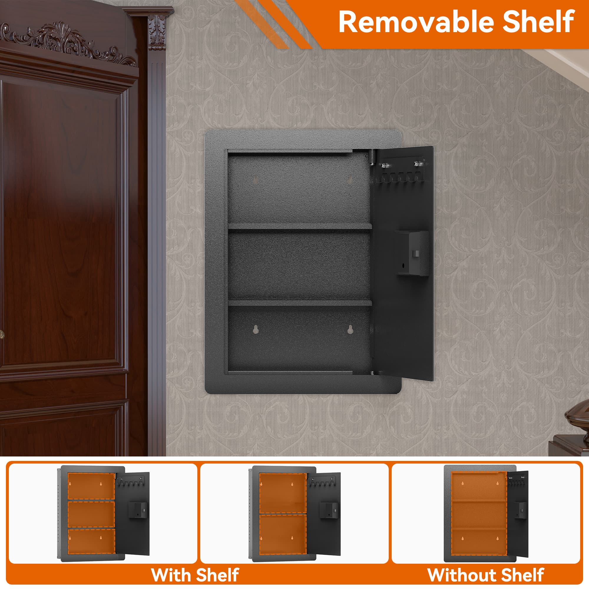 Removable Shelf

With Shelf

Without Shelf