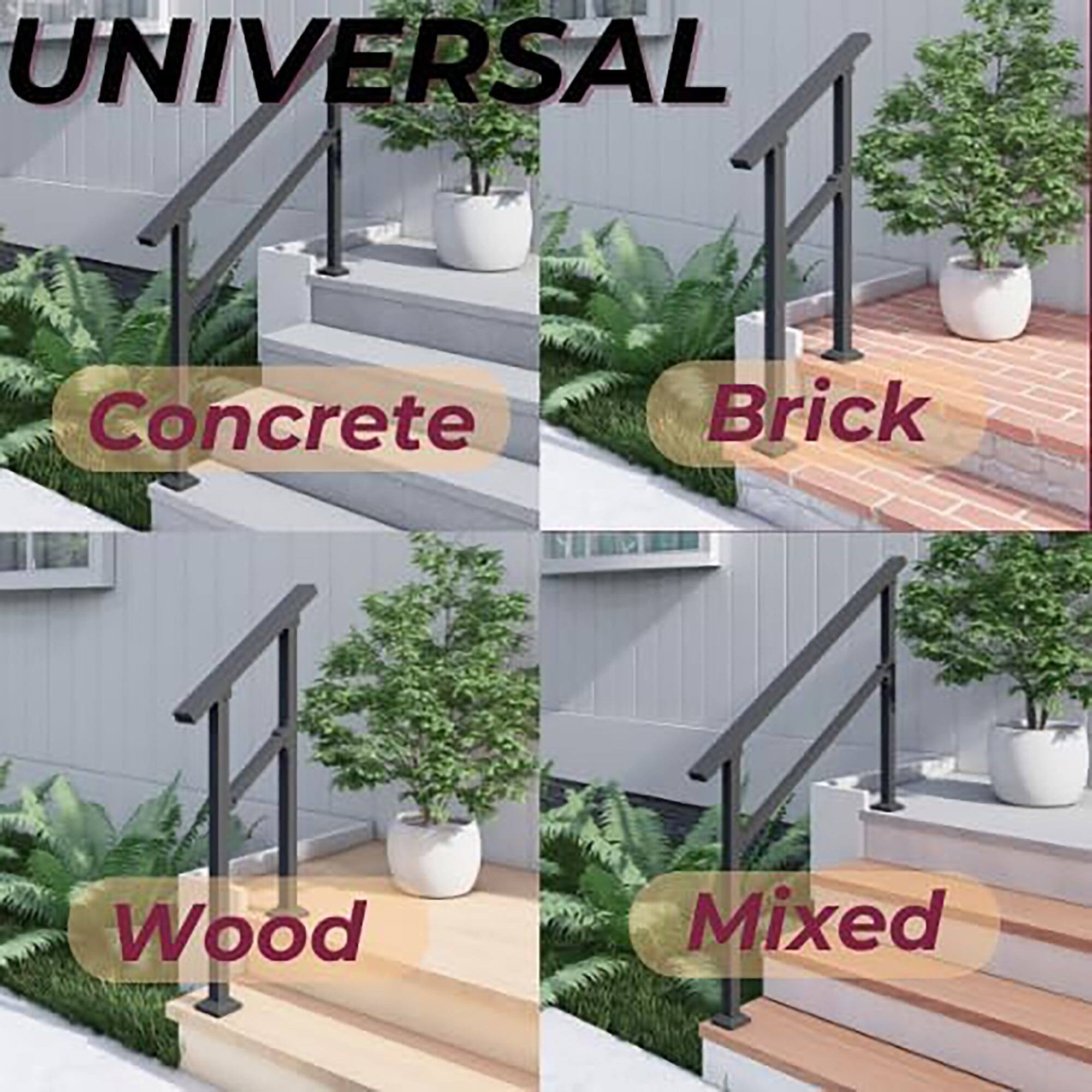 UNIVERSAL  
Concrete  
Brick  
Wood  
Mixed