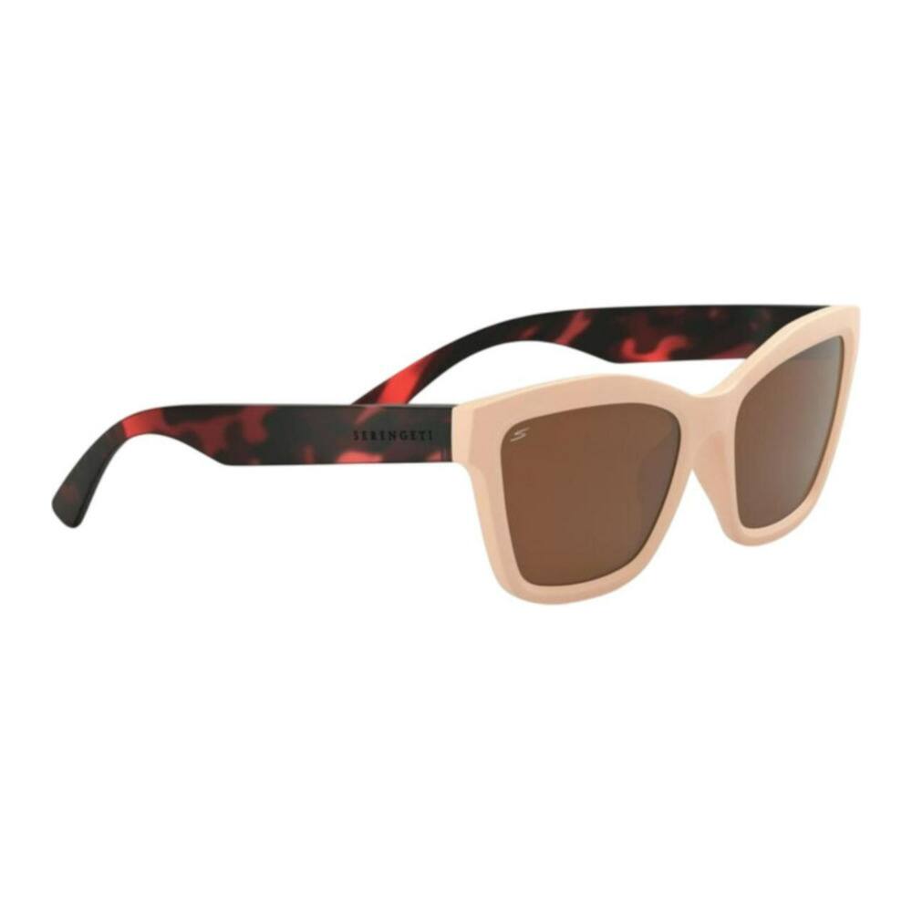 Left. Serengeti - Serengeti Rolla Rectangular Sunglasses with Saturn Polarized Drivers Cat Lens - Multicolor.