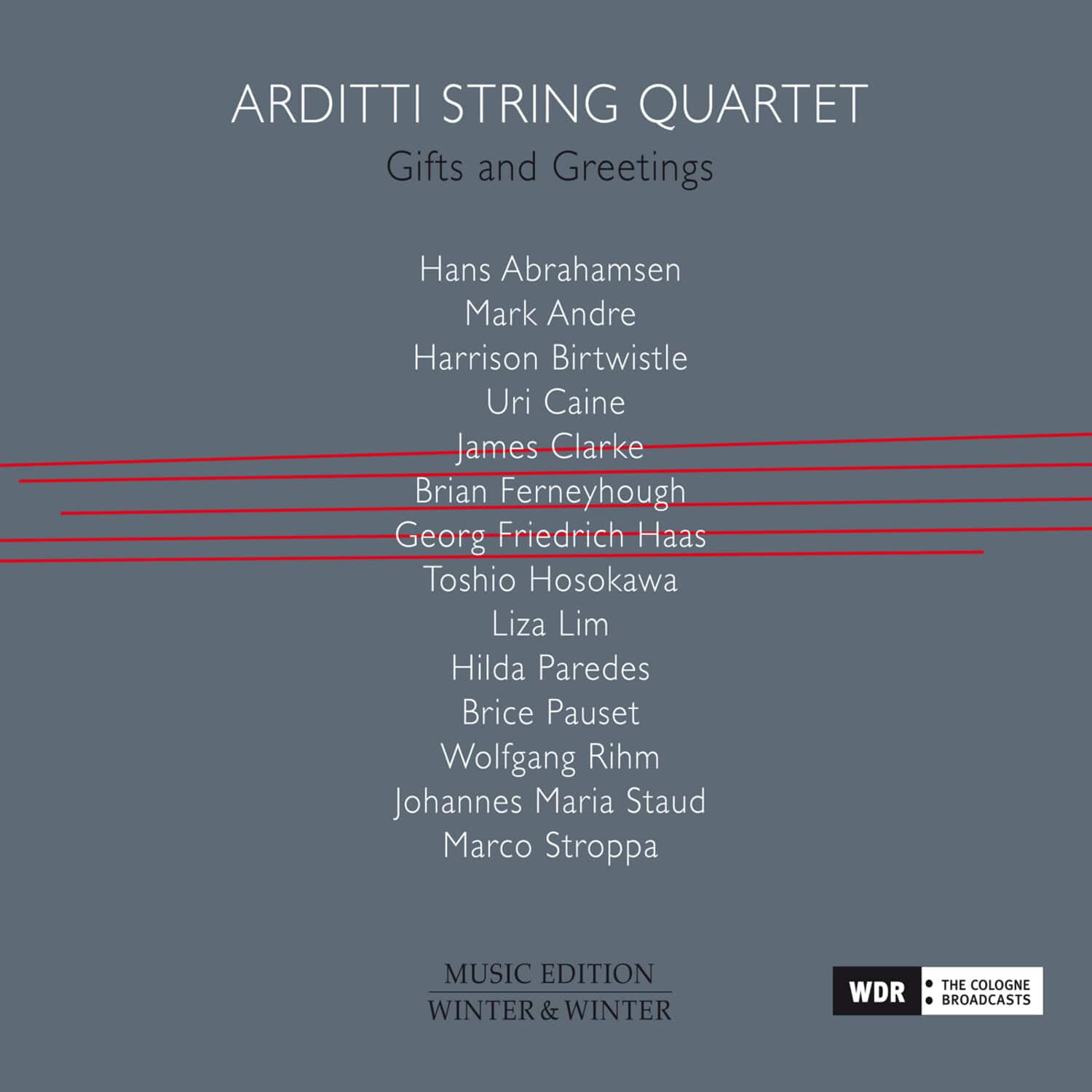 Arditti String Quartet - Gifts & Greetings  - COMPACT DISCS