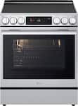LG - 6.3 Cu. Ft. Slide-In Electric True Convection Range with InstaView and 2 UltraHeat Elements - Stainless Steel