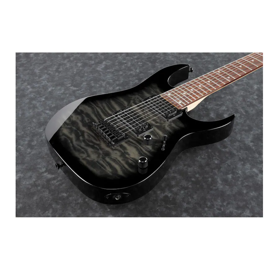 Rg 7 String Ibanez GIO RG 7 String Solid Body Electric Guitar (Transparent Black ...