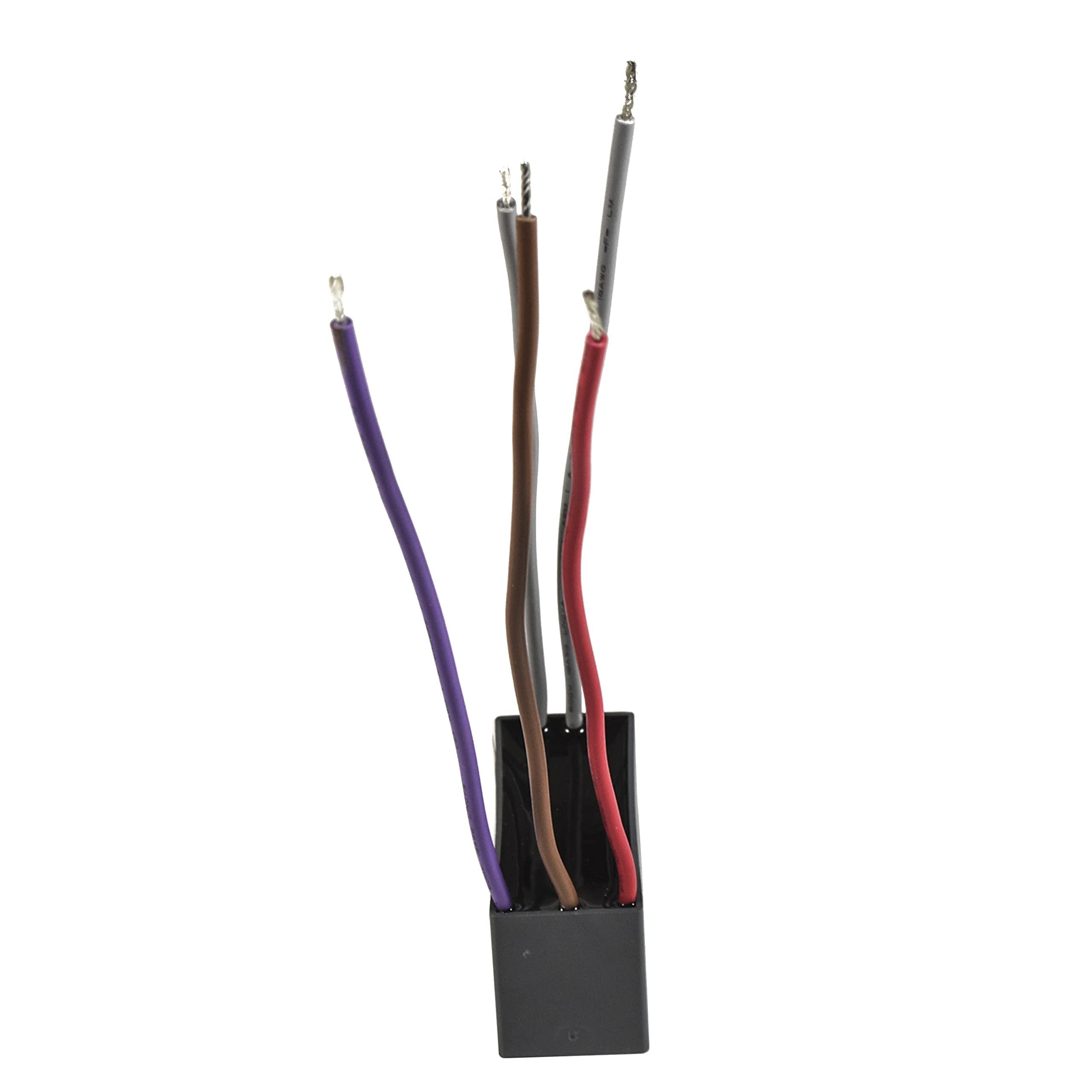 Alt View 1. HQRP - Ceiling Fan Capacitor CBB61 5 uF x 3 5-Wire 250 VAC Replacement.