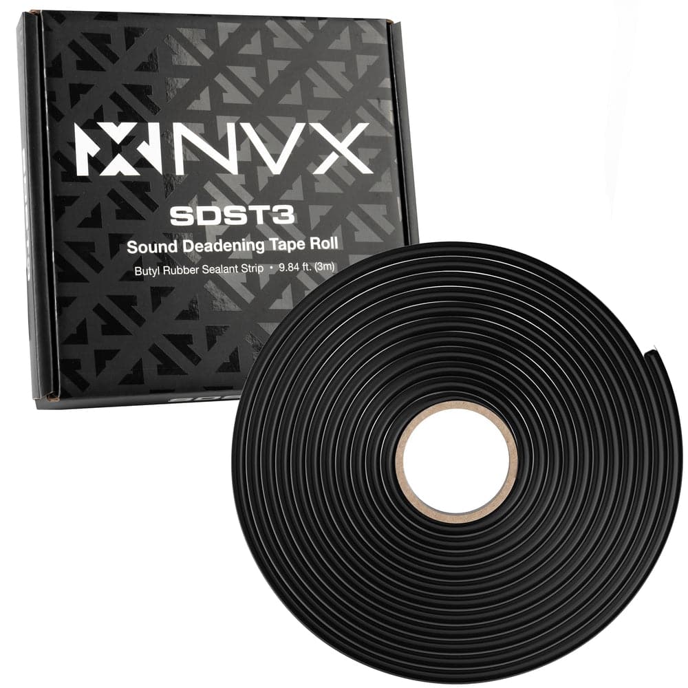 NVX - SDST3 9.84 ft (3m) Butyl Rubber Sealant Strip Tape for Cars, Trucks, RV, and Marine