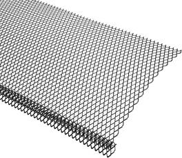 APRILSOUL - 6x120 FT Steel Leaf Gutter Guards Micro Mesh Gutter Screens Gutter Protection Covers Fit K Style Gutter Black Pack of 40