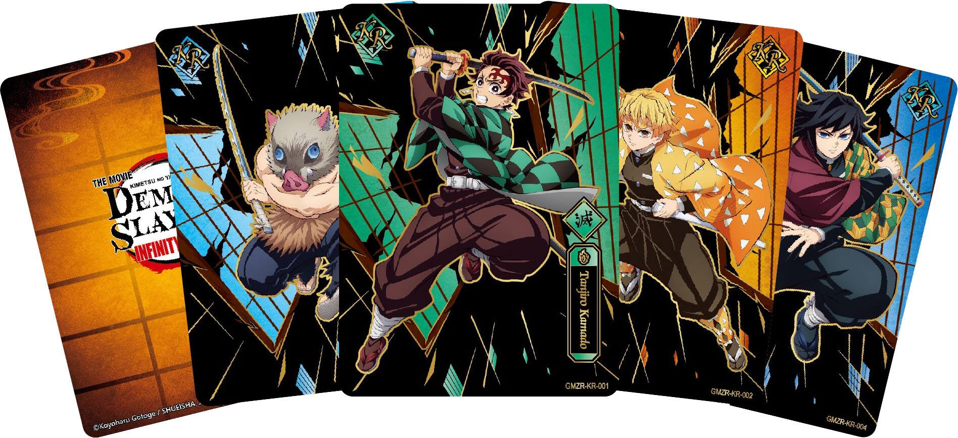 MOVIE NO THE KIMETSU DEM SLAY INFINITY / SHUEISHA, Gotoge Koyoharu  
Tanjiro Kamado GMZR-KR-001  
GMZR-KR-002  
GMZR-KR-004