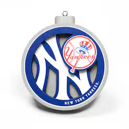 YouTheFan - New York Yankees 3D Logo Series Ornament - Multicolor