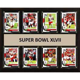 C&I Collectibles - Kansas City Chiefs 12" x 15" Super Bowl XLVII Trading Card Plaque - Multicolor