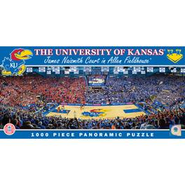 MasterPieces - Kansas Jayhawks 1000-Piece Panoramic Arena Puzzle - Multicolor