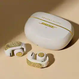 Bose - Refurbished Excellent - x Kendra Scott Ultra Open Earbuds - Gold Filigree