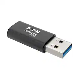 Tripp Lite - USB 3.2 Type-A Male to Type-C Female Adapter, Black