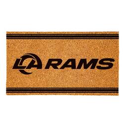 Evergreen Enterprises - Los Angeles Rams 16" x 28" Coir Logo Doormat - Multicolor