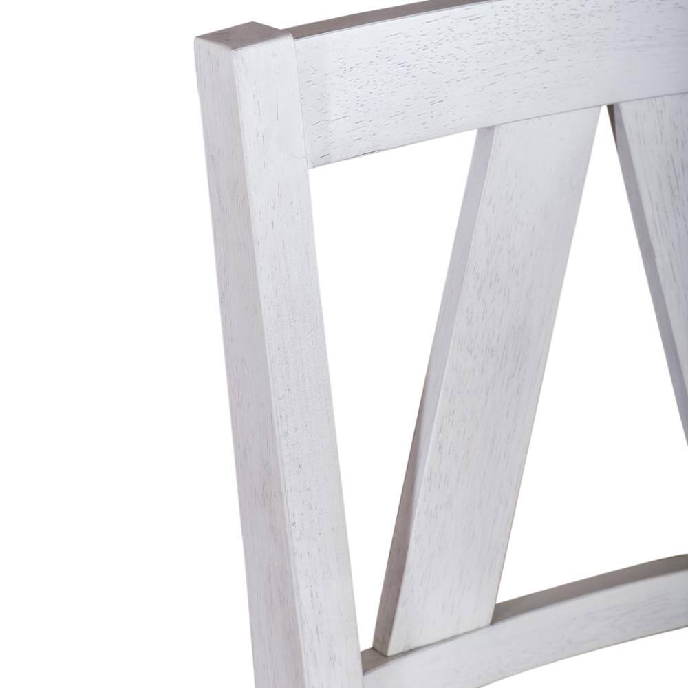 Alt View 4. Liberty Furniture Industries - Counter Height Swivel Chair (RTA) - Set of 2 Farmhouse White - White.
