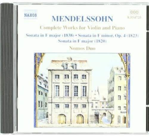 Nomos Duo - Complete Works for Violin & Piano  - COMPACT DISCS