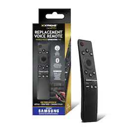 Xtreme - Samsung Replacement Black Bluetooth Television Remote, Netflix, Voice Control, TVs, Soundbar - Black