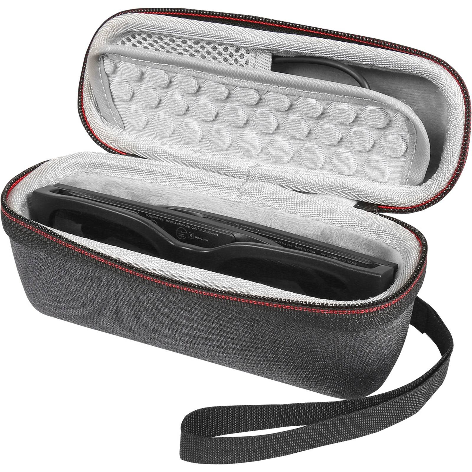 Alt View 13. SaharaCase - Travel Carry Case for Meta Ray-Ban Bluetooth Glasses - Space Gray.