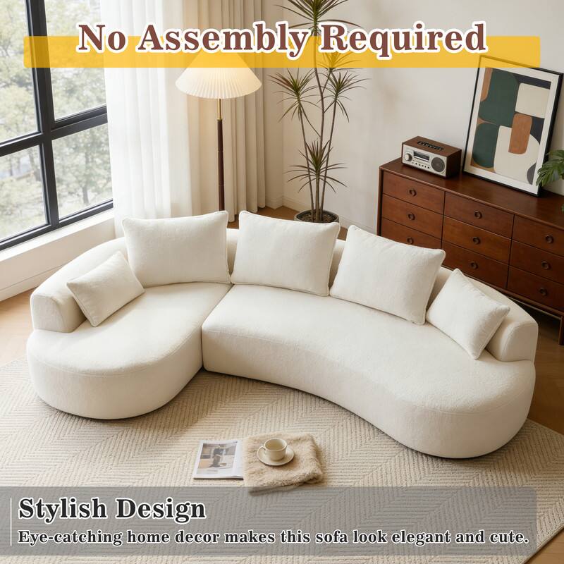 No Assembly Required

Stylish Design

Eye-catching home decor makes this sofa look elegant and cute.