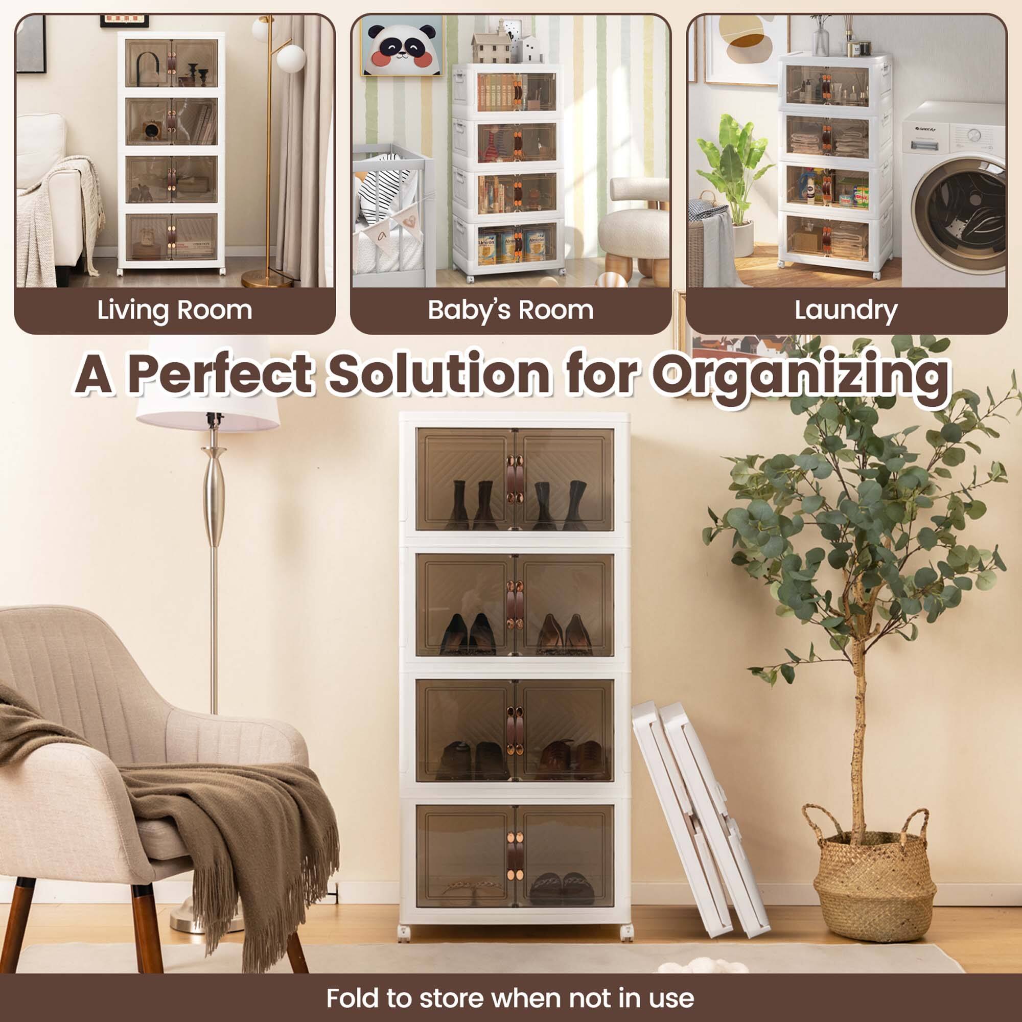 Living Room Baby's Room Laundry  
A Perfect Solution for Organizing  
Fold to store when not in use