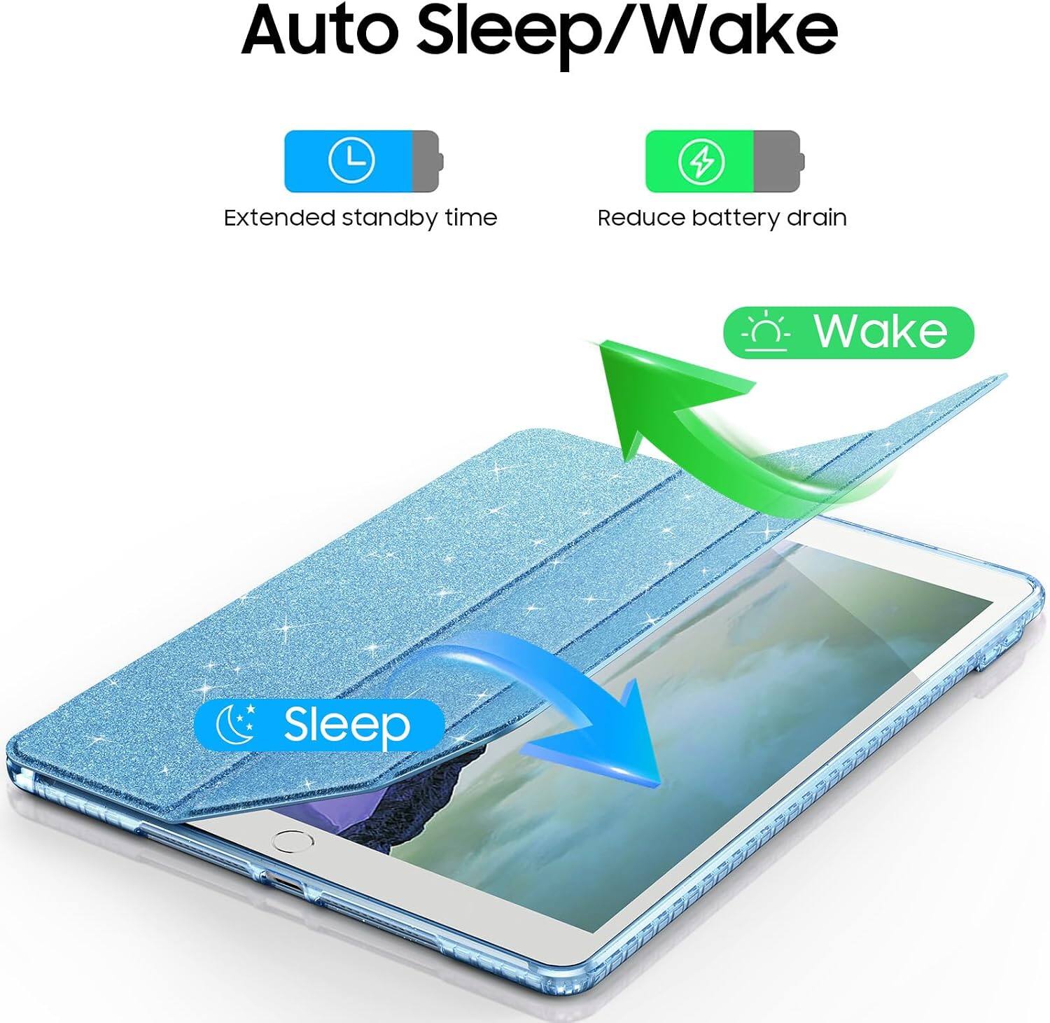 Auto Sleep/Wake

Extended standby time
Reduce battery drain

Wake
Sleep