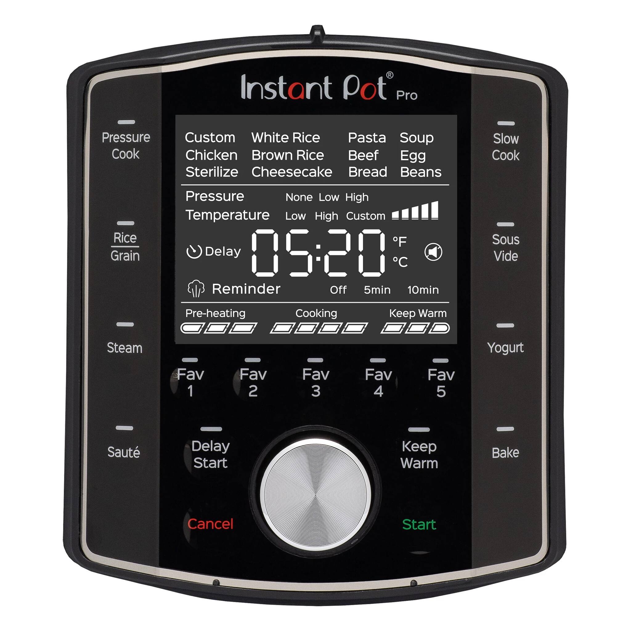 Left. Instant Pot - 6qt Pro Electric Pressure Cooker - Black.