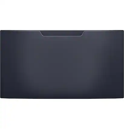 Front. GE - 16” Laundry Pedestal with Storage Drawer for Select Washers and Dryers - Sapphire Blue.