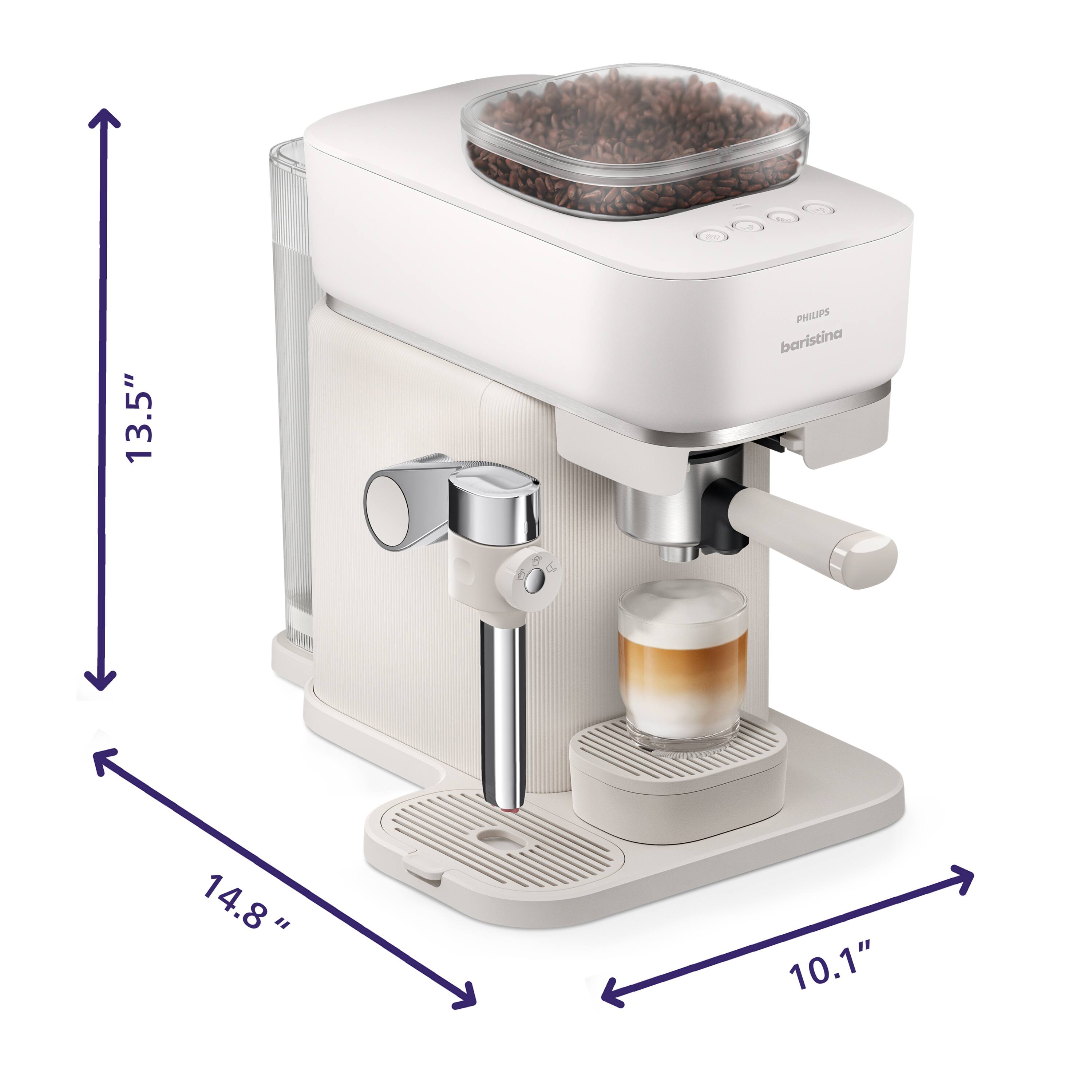 13.5" PHILIPS baristina 14.8" x 10.1"