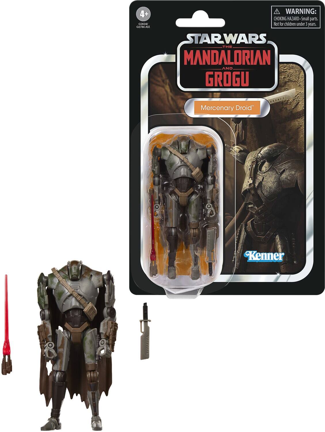Star Wars: The Mandalorian and Grogu - Vintage Collection - Mercenary Droid Action Figure - COLLECTIBLES