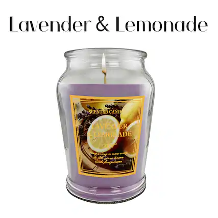 Lavender & Lemonade SCENTED CANDLE
Lavender & Lemonade