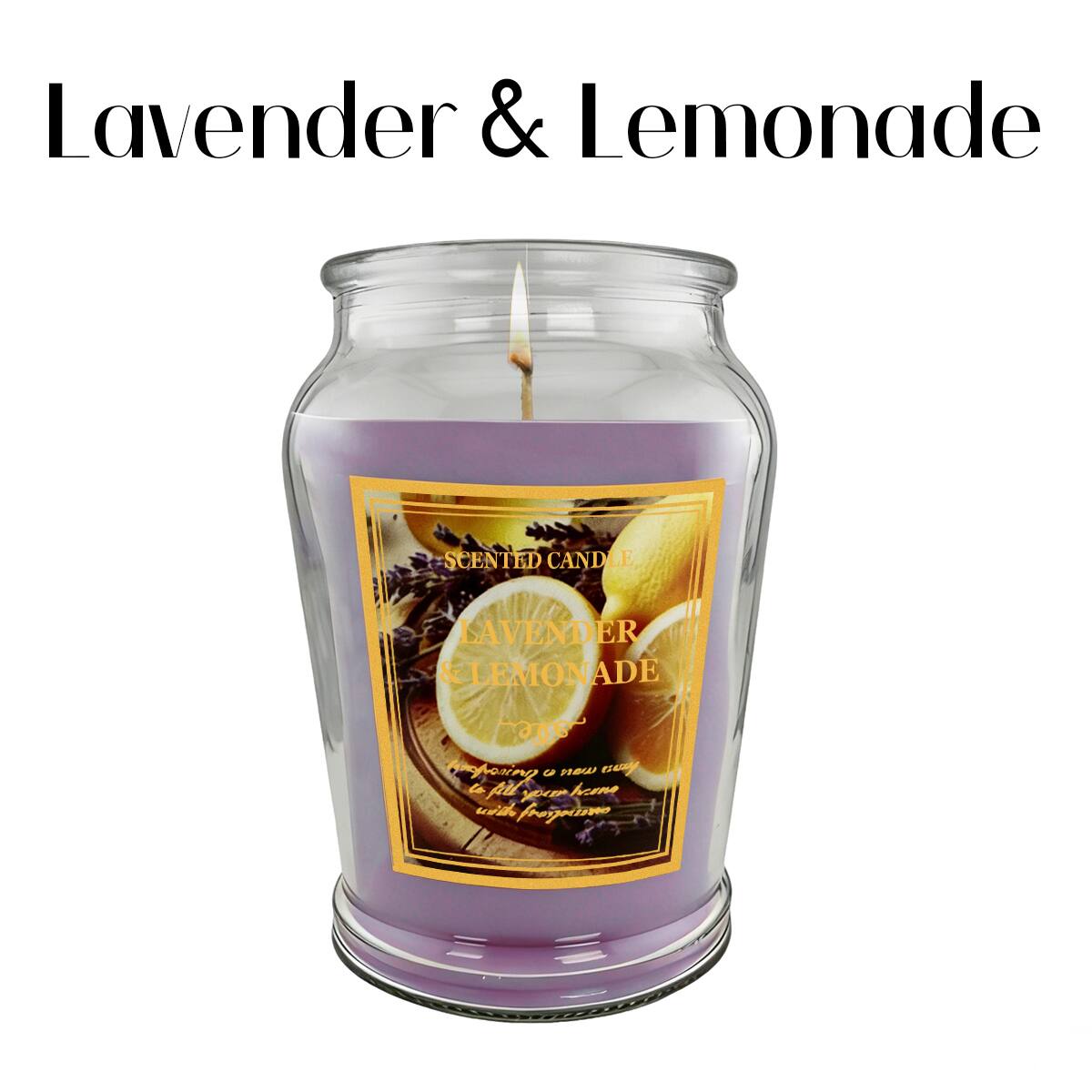 Lavender & Lemonade SCENTED CANDLE

Lavender & Lemonade