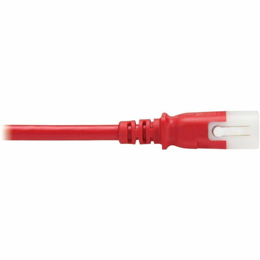 Alt View 6. Tripp Lite - Eaton Tripp Lite Series 6 Pack of Locking C15 to C14 P-Lock Power Cord - 6ft Extension Cables, Red, Heavy-Duty, 15A - Red.
