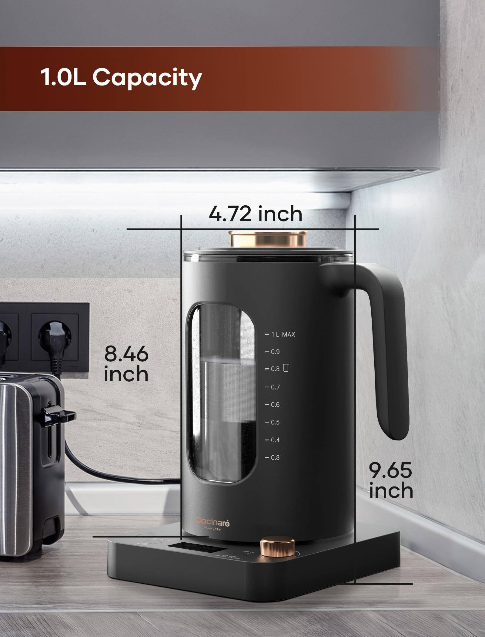 1.0L Capacity

4.72 inch

8.46 inch

9.65 inch

-1L MAX

-0.9

-0.8

-0.7

-0.6

-0.5

-0.4

-0.3

Cocinare