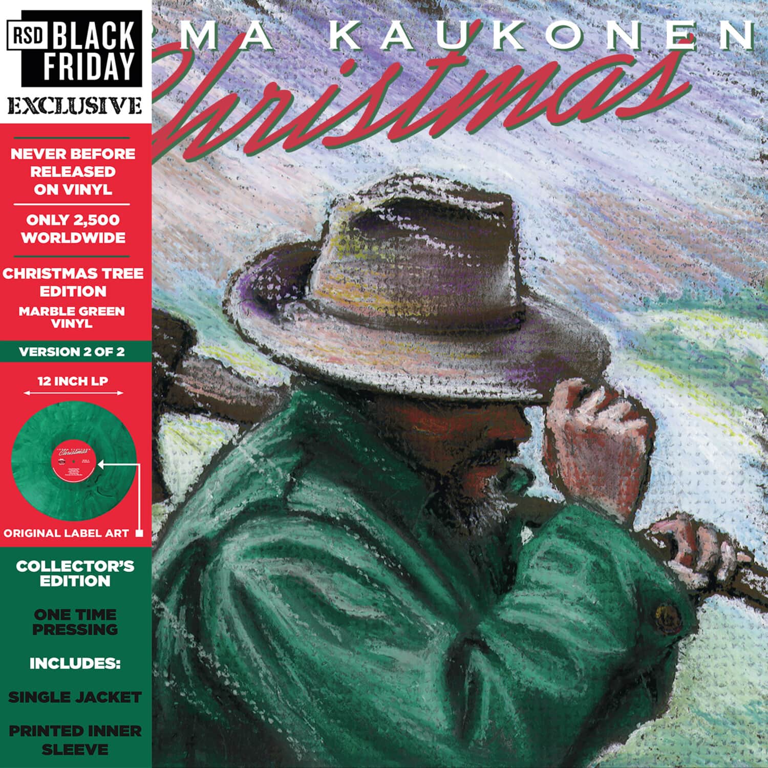 Jorma Kaukonen - Christmas Christmas Tree Edition (1 Of 2 V.)  - VINYL LP