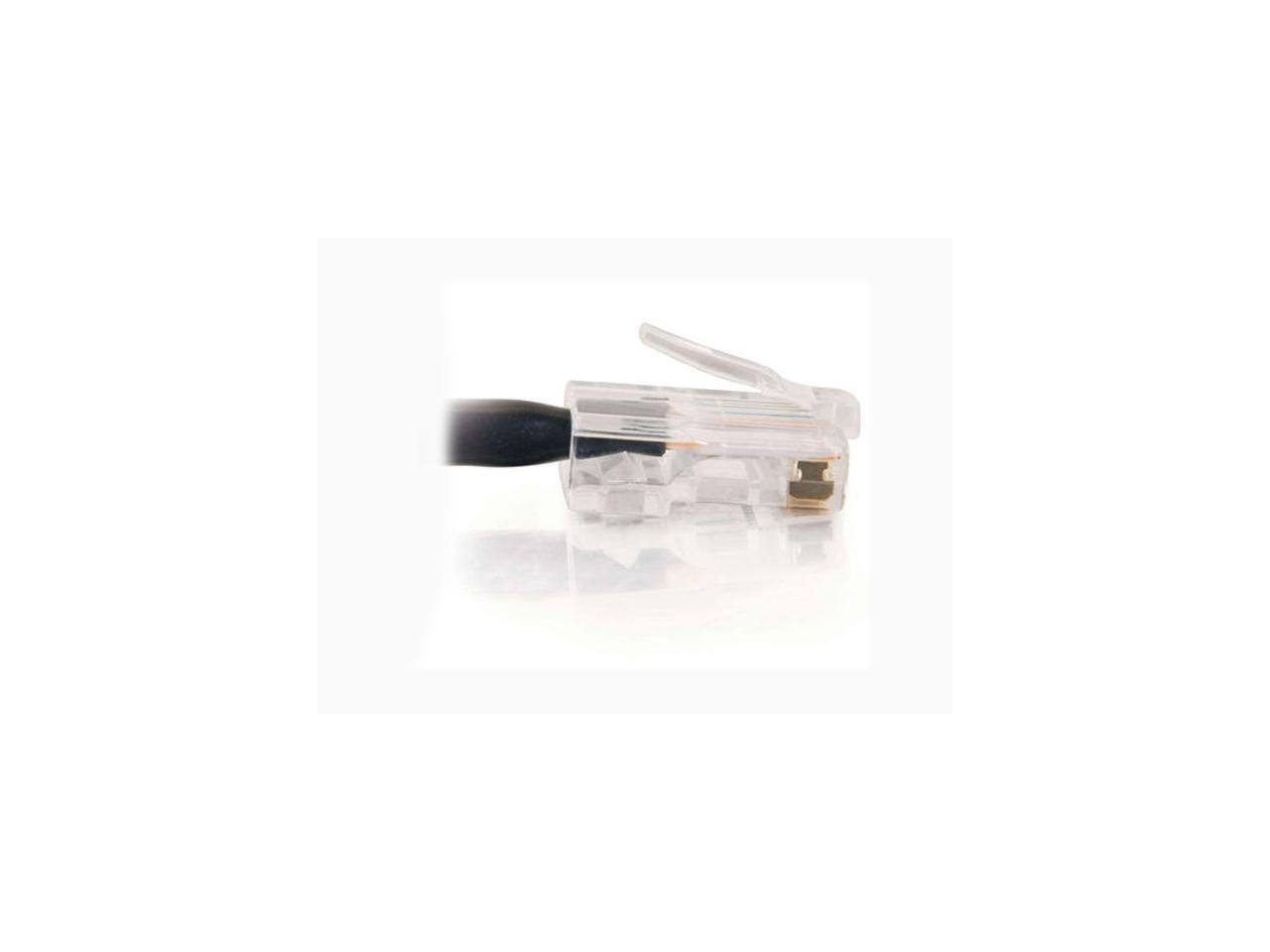 Alt View 3. Cables to Go - C2G 22689 Cat5e Cable - Non-Booted Unshielded Ethernet Network Patch Cable, Black (7 Feet, 2.13 Meters).