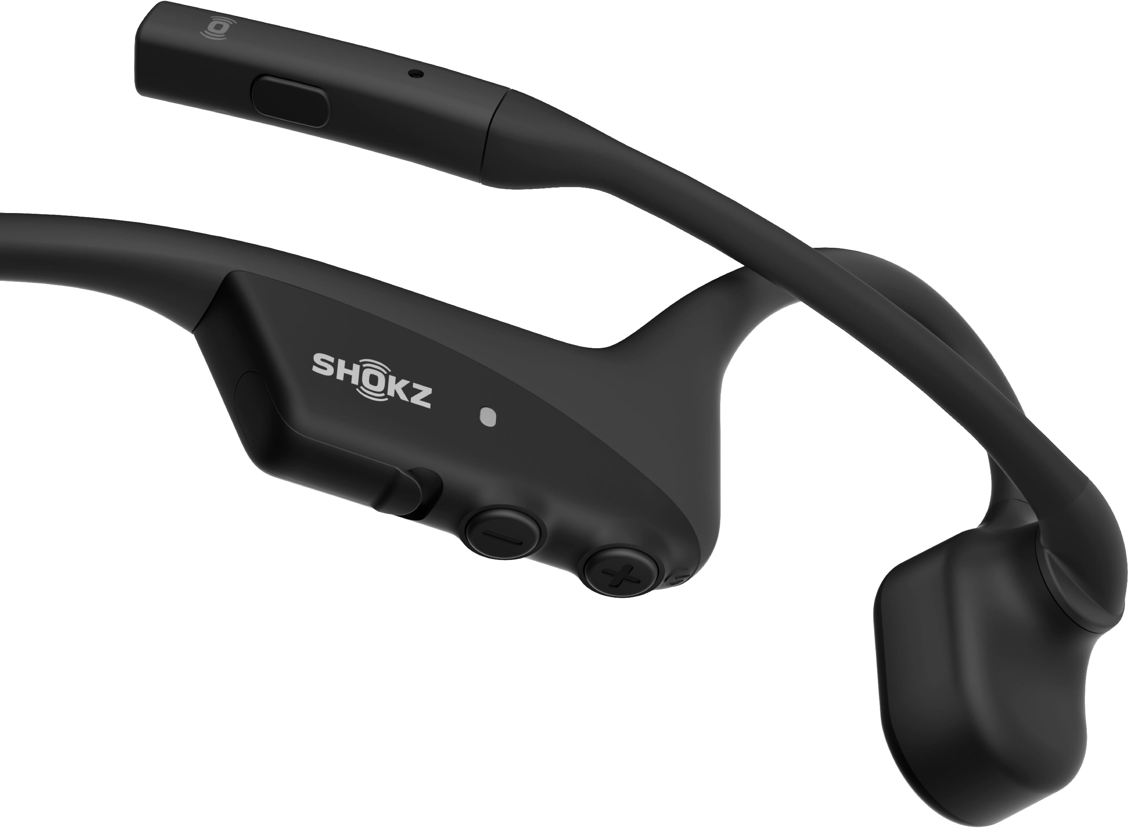 Back. Shokz - Shokz OpenComm2 Bone Conduction Stereo Bluetooth Headset 2025 Upgrade - Black.