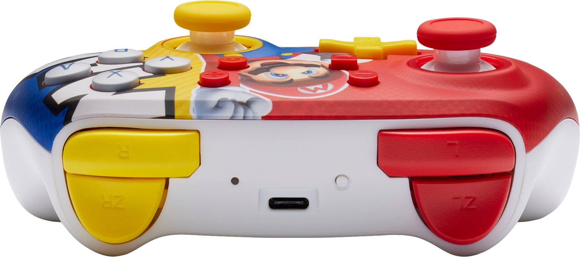 Alt View 12. PowerA - Nano Enhanced Wireless Controller for Nintendo Switch - Mario Victory.