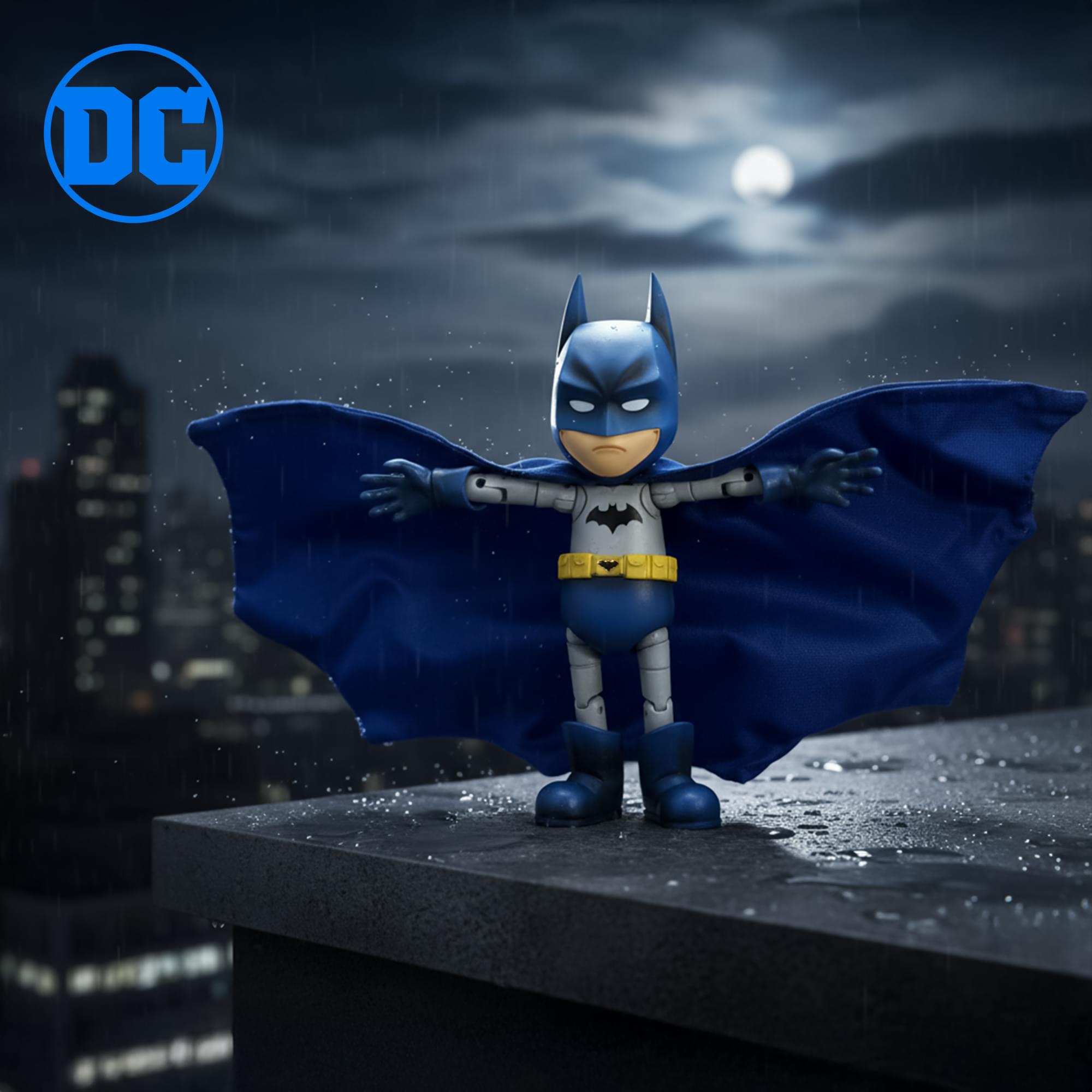 Alt View 5. DC Universe - DC Comics Hybrid Metal Figuration Action Figure | Batman SDCC 2015 Exclusive - Blue.