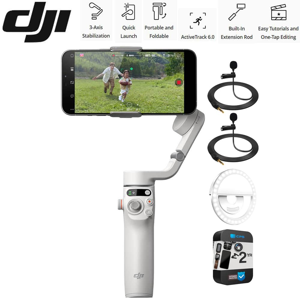 スマホアクセサリー DJI  OSMO MOBILE 6 DJI Osmo Mobile 6 Smartphone Gimbal Stabilizer, Camera Video