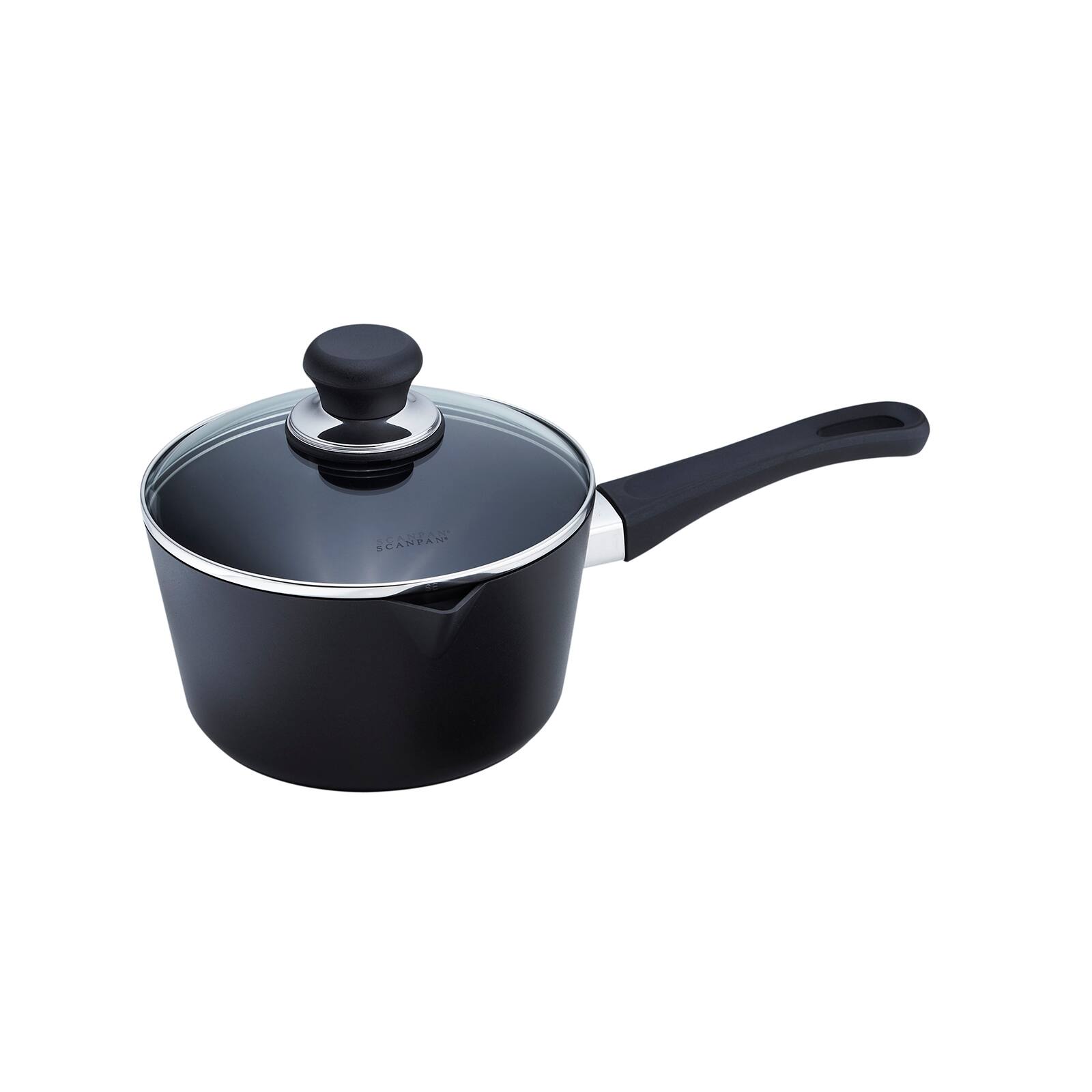 Scanpan - Classic 2 Quart Covered Saucepan - Black