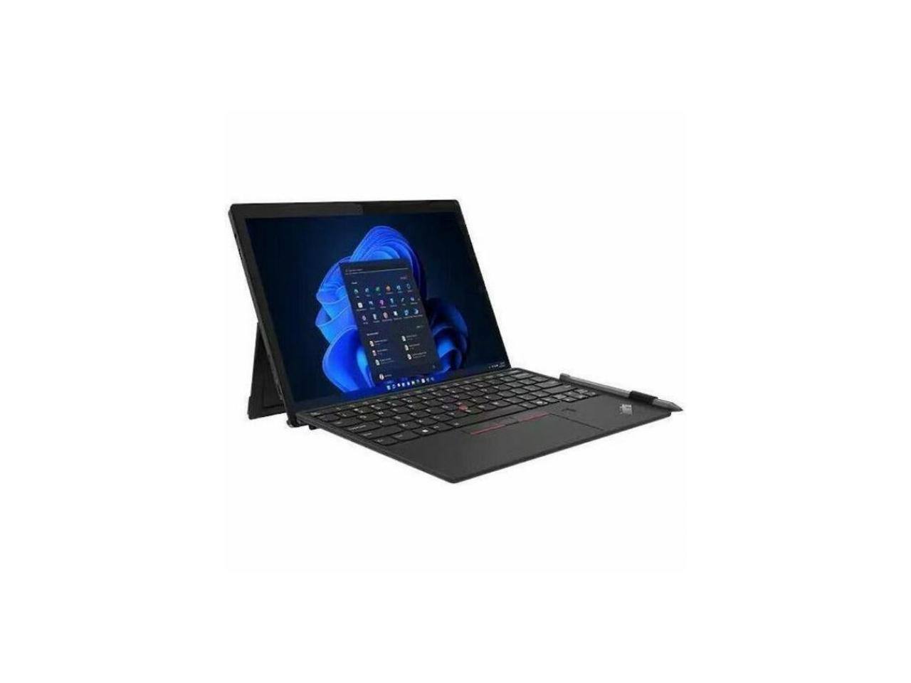 Alt View 2. Lenovo - Lenovo ThinkPad X12 Detachable Gen 2 12.3" Touch - Intel Core Ultra 5 - 16 GB - 512 GB SSD - Windows 11 Pro - Black.