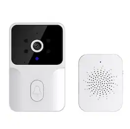 Cluzine - Smart WiFi Video Doorbell, HD Lens, IR Night Vision, 128GB TF Card Support, Remote Intercom, Offline Alert